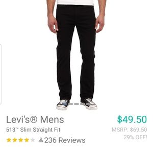 Levi Strauss & Co 513 Slim Straight Fit